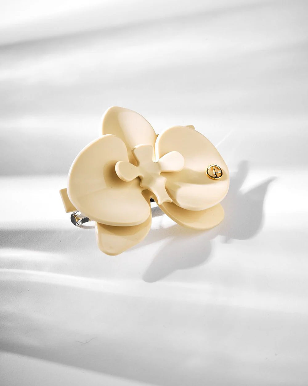 Prendedor Orquídeas Marfim